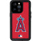 MLB Los Angeles Angels - Solid Distressed iPhone 15 Pro Waterproof Case